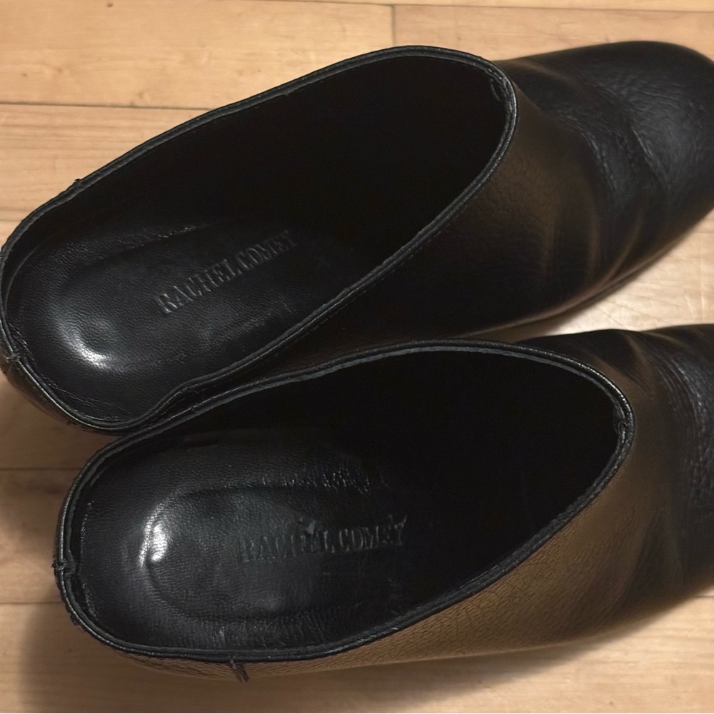 Rachel Comey Mars Mules Black Pebbled Leather Heels US 7 - Picture 9 of 15